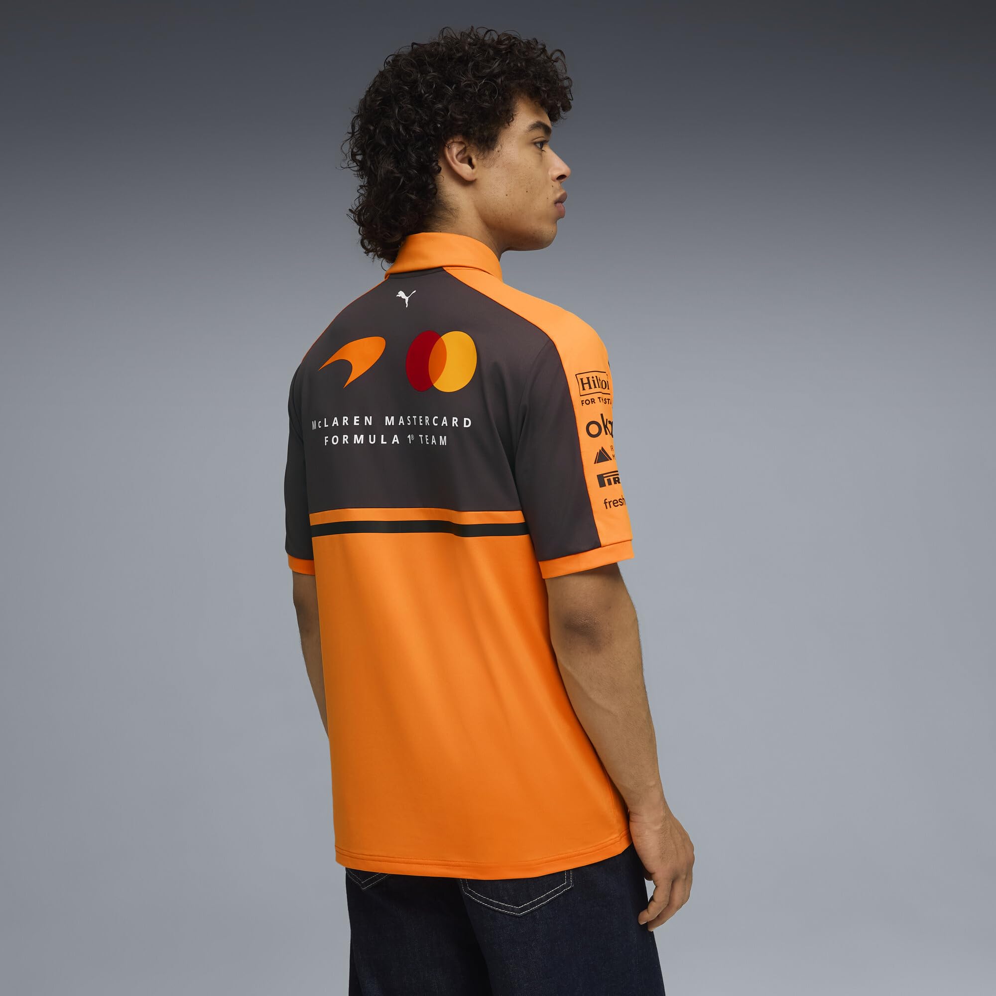 PUMA McLaren F1 2026 Polo Team Uomo - Arancione
