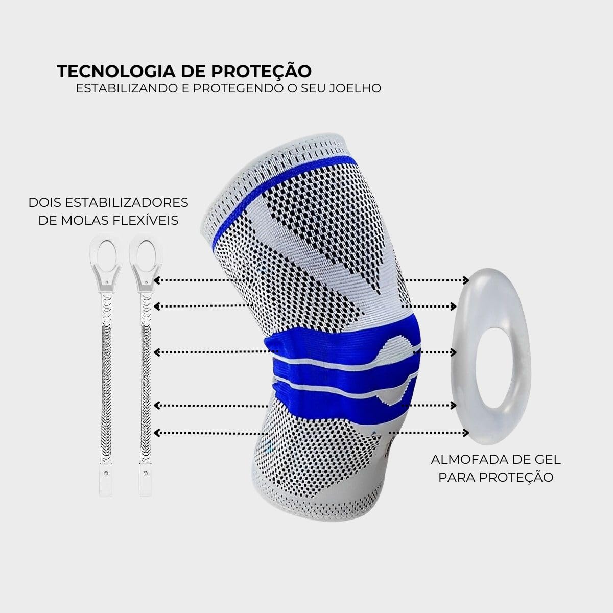 Review Joelheira Ortopédica Ajustável: Testado por 7 dias com conforto