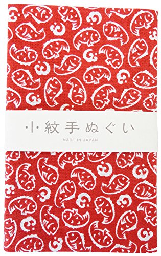 Japanese Traditional Towel Tenugui Small PatternSea-bream by Miyamoto Izumi-koubai