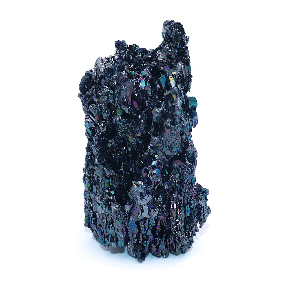 Namvo Berry Colorful Aura Collectibles Stone Mineral Specimen Natural Coal Crystal Raw Stone Desktop Ornaments