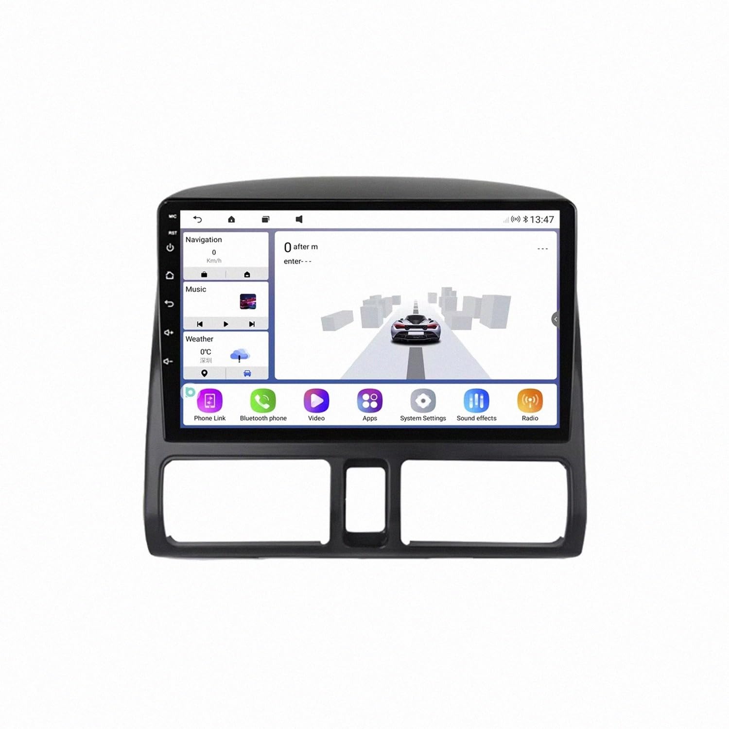 Car Stereo Carplay Radio de Coche para Honda CR V CR-V 2002-2006 Soporta Bluetooth, Control Volante, USB, WiFi, 4G, Mirror-Link, GPS Navegador/Radio FM, 8 Nuclear 6G+128G