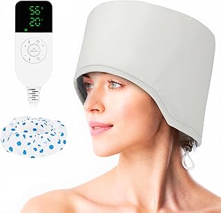 SPTHTHHPY Gorro de aquecimento calor cabelo, cuidado com o cabelo com vapor elétrico para spa, beleza nutritiva, gorro de tratamento térmico para uso doméstico
