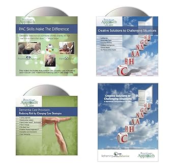 Teepa Snow s Dementia Care Essentials 3 DVD and Workbook Bundle by Positive Approach to Care PAC for Professional Caregivers like Nurses, RNs, CNAs, Skilled Nursing Caregiver Teams