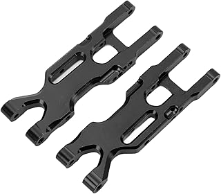 Balancim inferior traseiro em liga de alumínio, Balancim inferior traseiro Longa vida útil Operação simples Alta resistência para caminhão 1/18 para caminhão Losi Mini-T 2.0 2WD(Preto)
