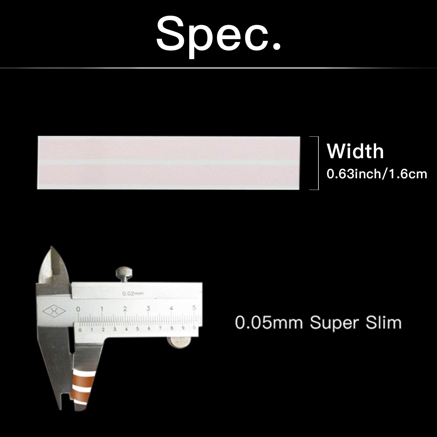 Cavo per altoparlanti super piatto, bianco, adesivo, a basso profilo, può essere nascosto,2 connettori,2 conduttori in rame puro, cavo audio fai-da-te, 2 x 0,5 mm², 0,63" W x 7,6m L