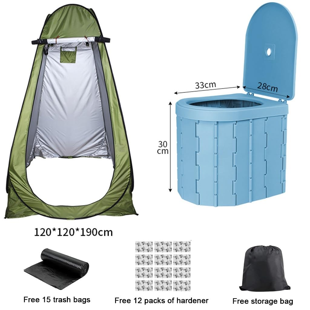 Upgrade Wysuwana przenośna toaleta dla dorosłych, Extra duża przenośna podróżna pływająca toaleta, Camping Wysokie toalety z pokrywą dla dorosłych i dzieci Kompaktowy nocnik