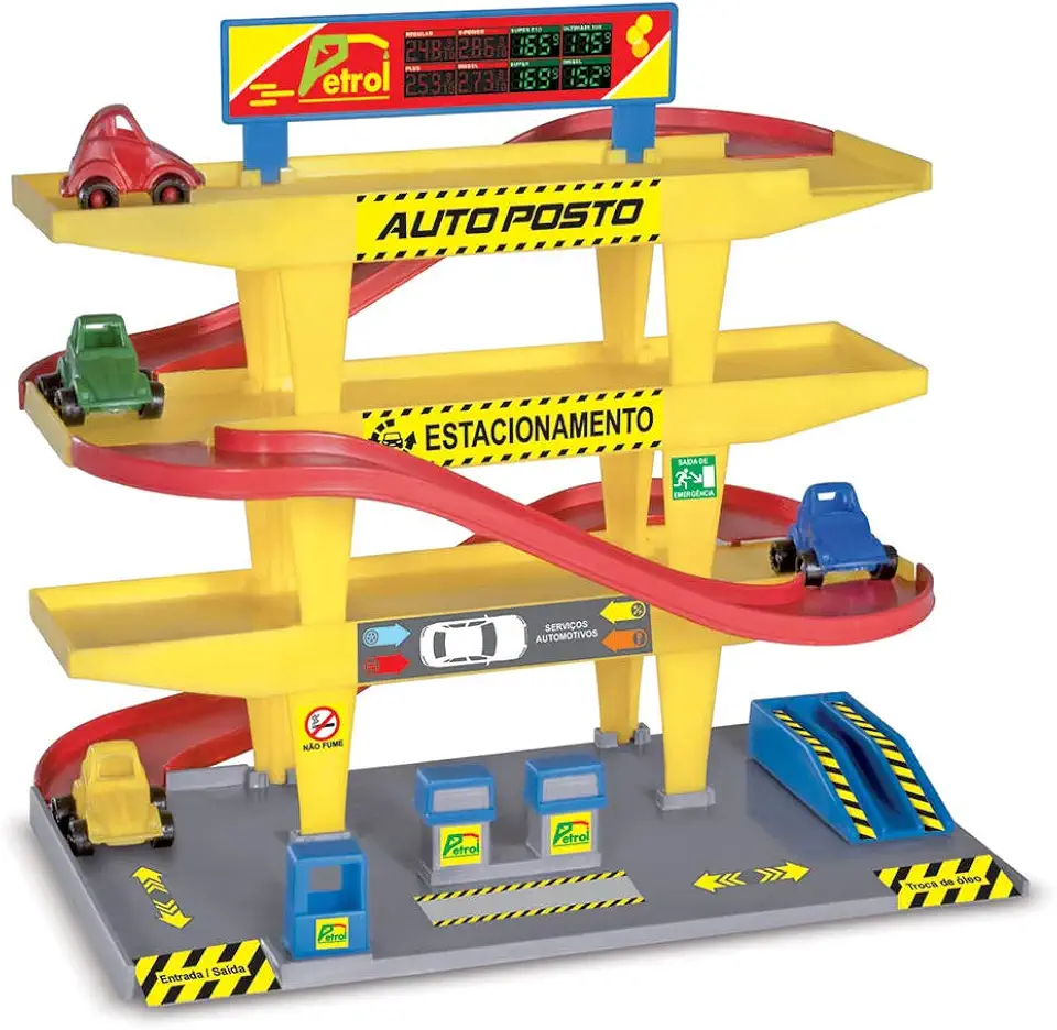 Nig Brinquedos Auto Posto de Combustível com Carrinhos