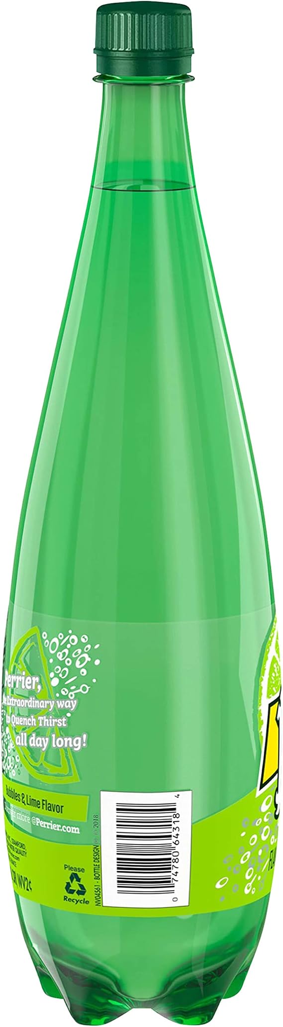Perrier Lime Flavored Sparkling Mineral Water, 1 Liter