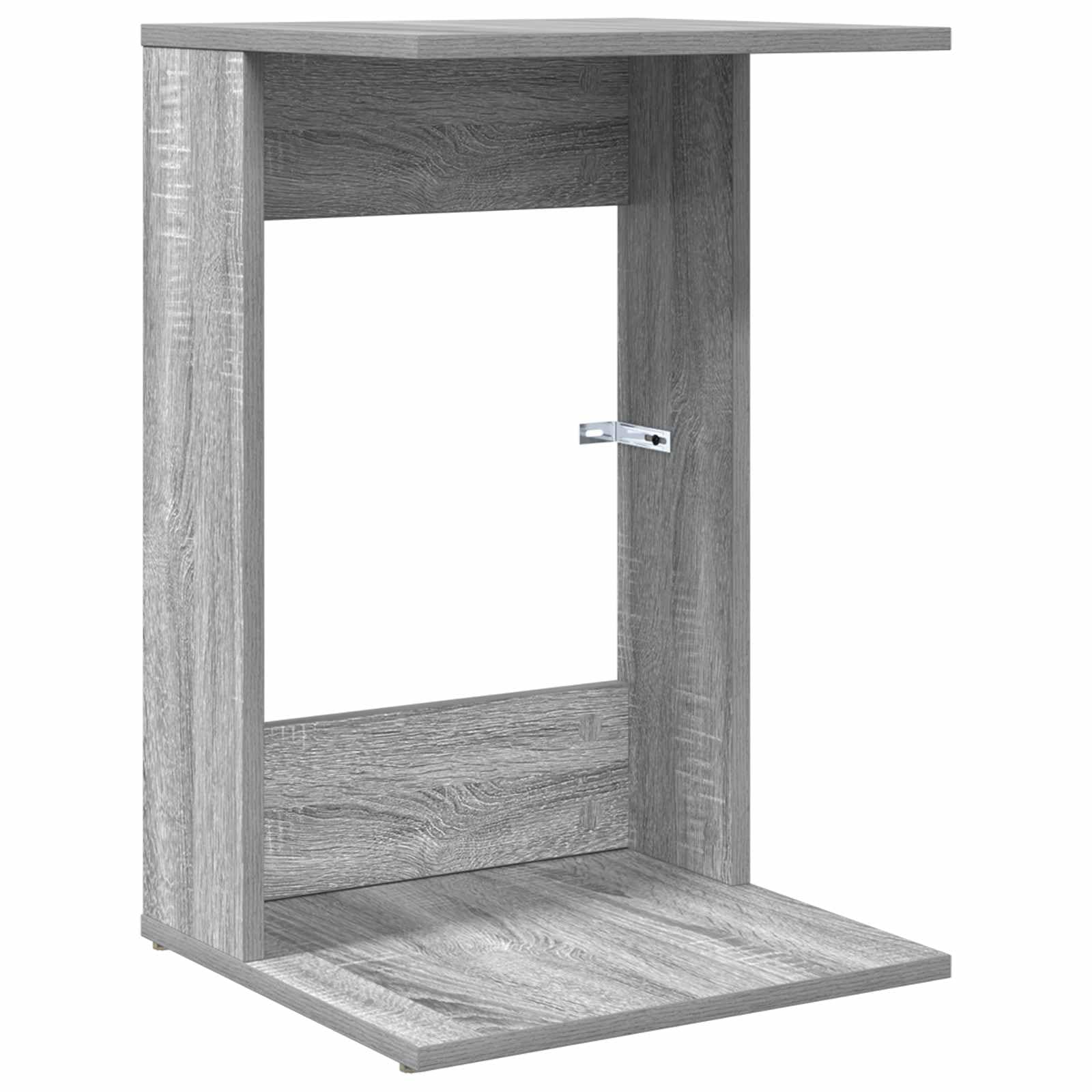 Mesa auxiliar Sonoma gris 40 x 38 x 62,5 cm – Moderna mesa de centro de madera rectangular para sala de estar como estante para lámparas y bebidas en el salón
