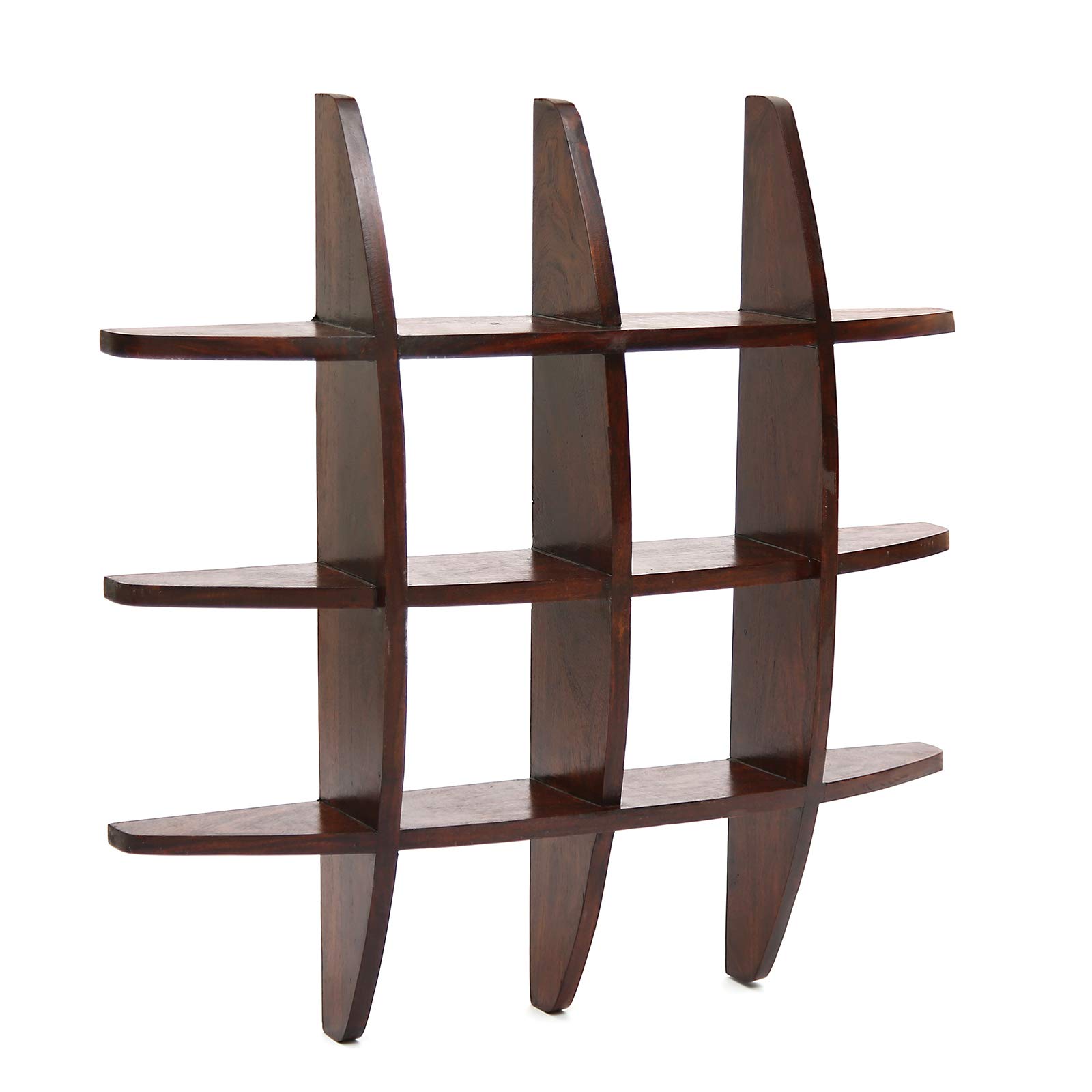 Home Evolution Decorative Wooden Ridgeway Wall Shelf