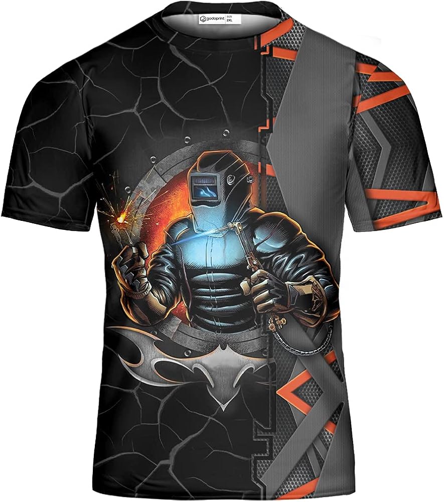 Custom Name Real Welder T-Shirt for Men