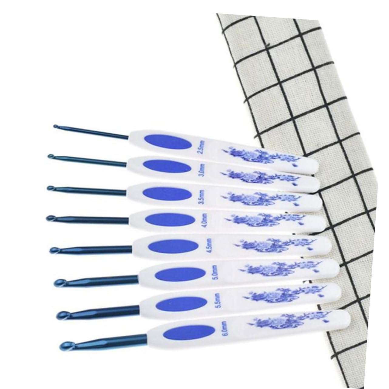 SHINEOFI 3 Set Di Uncinetti Da 10 Misure Con Aghi Barbuti Per Tessitura Creativa Design Ergonomico Per Sciarpe Cappelli E Guanti