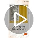 Image of Urban Space 100% Cotton Floral Curtains For Window, Combo Set Of 3 Curtains 5 Feet Long, 60-65% Room Darkening Curtains With Tieback & Eyelets For Home Decor (Vasant & Aura Yellow, 5 Feet)