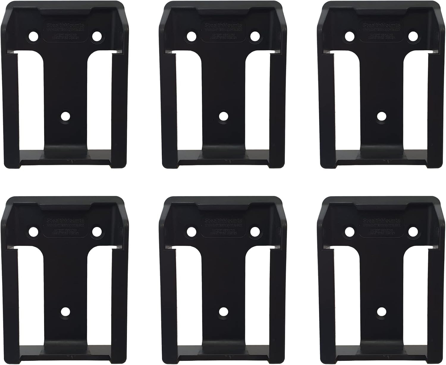 StealthMounts Battery Mounts Compatible with Craftsman 20V Batteries – Wall & Undershelf Battery Holders for Cordless Power Tool Storage – Garage, Workshop & Van Organiser – Made in UK (6)