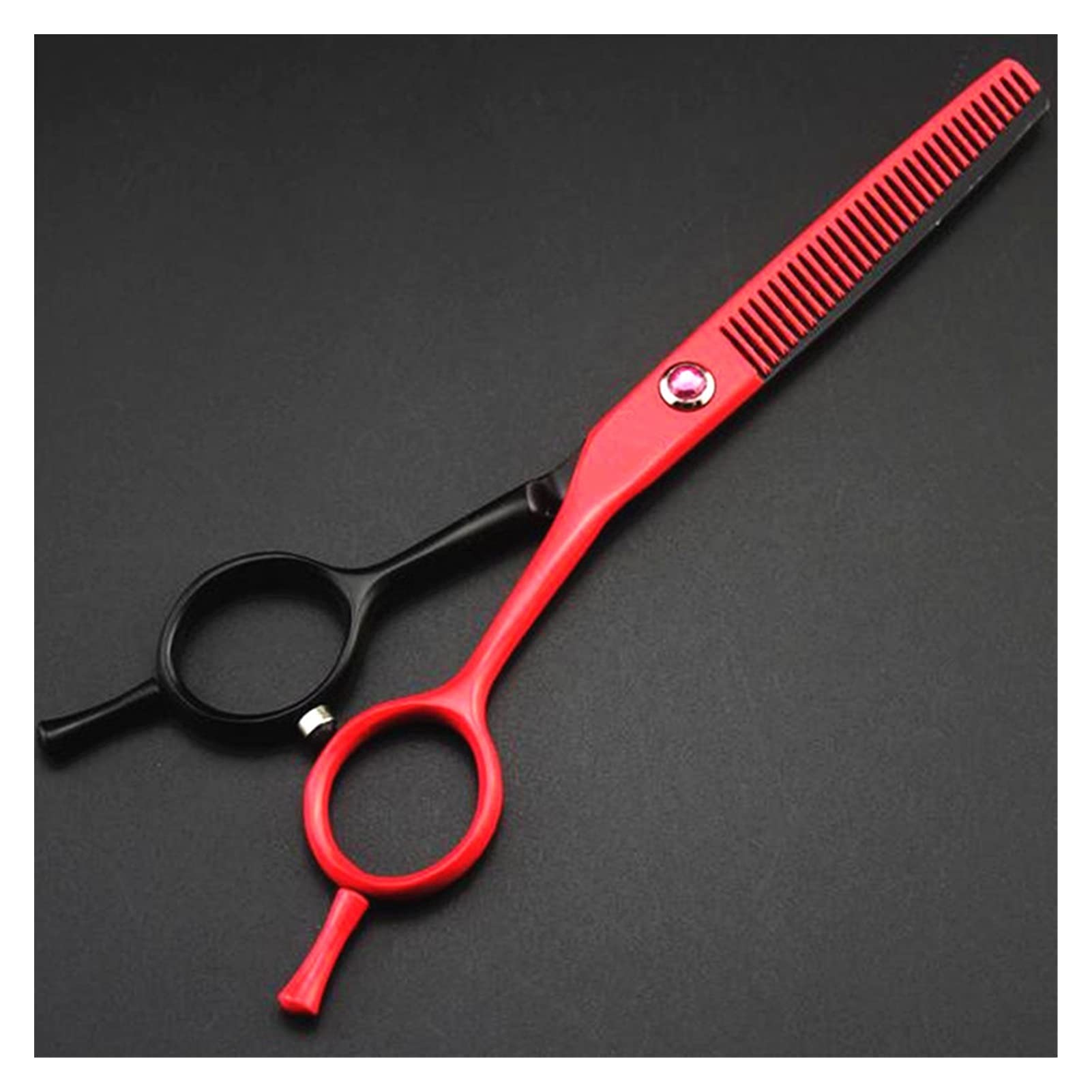 5.5 Inch Two-Tail Hair Cutting Scissors, Hair Thinning Scissors, Barber Scissors, Hairdresser Scissors Hair Cutting Shears (Color : Blauw) (Thinning B)