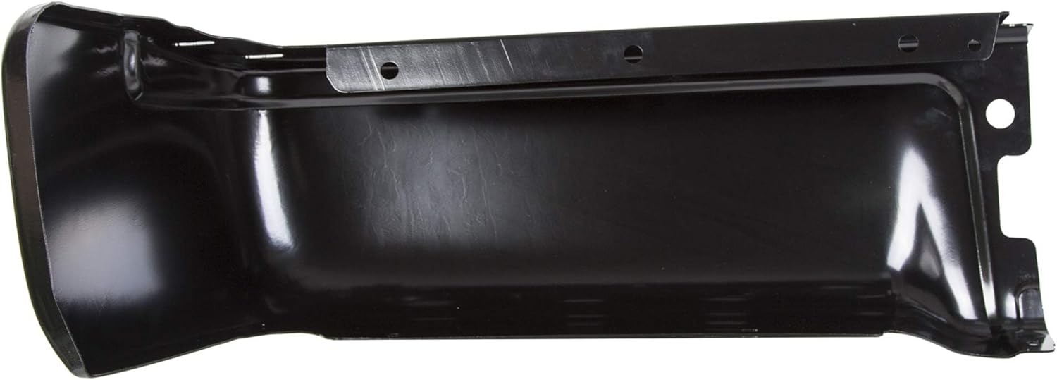 HECASA Rear Bumper End Face Bar Compatible with 2009-2014 Ford F150 Cap Cover W/O Sensor Hole Passenger Side Black FO1102375 9L3Z17906A