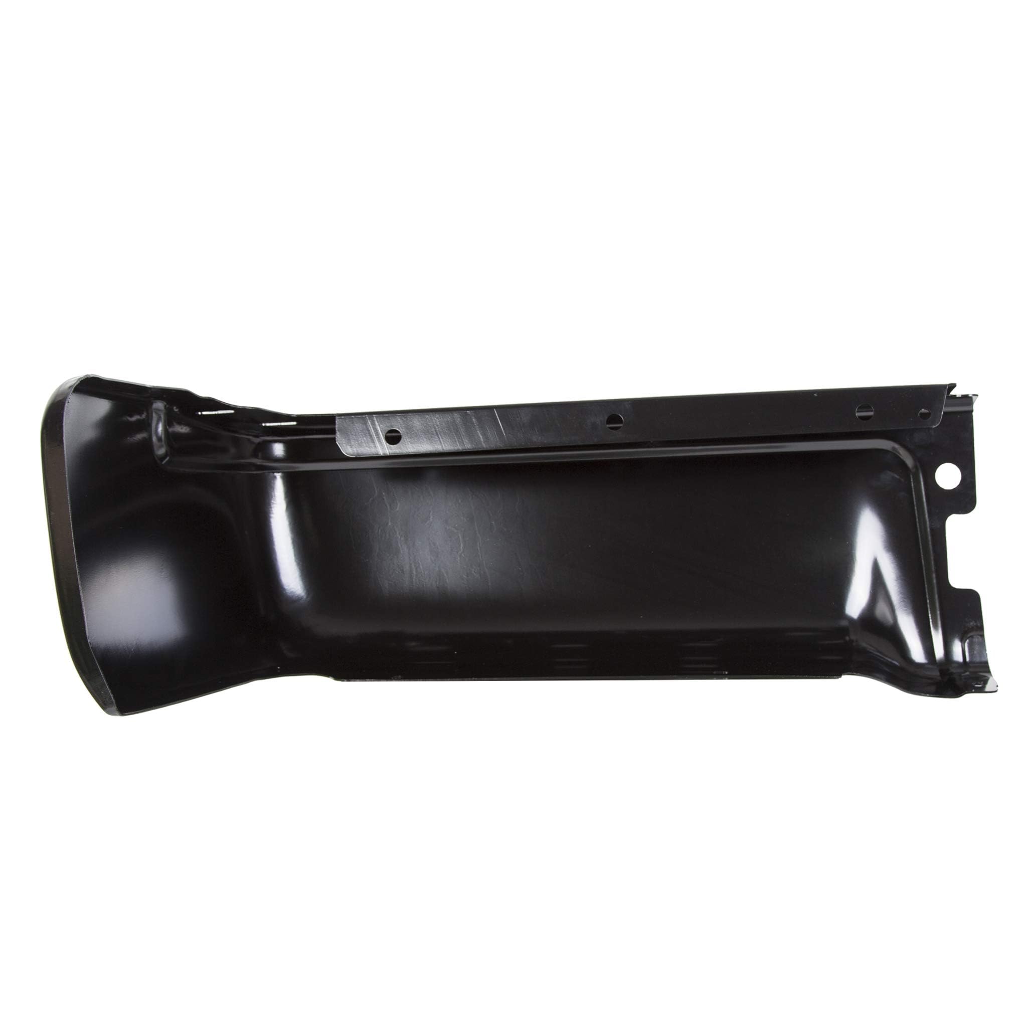 HECASA Rear Bumper End Face Bar Compatible with 2009-2014 Ford F150 Cap Cover W/O Sensor Hole Passenger Side Black FO1102375 9L3Z17906A