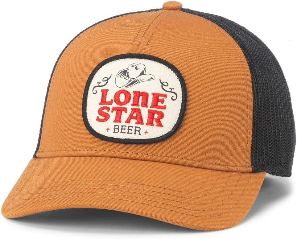AMERICAN NEEDLE Texas Lone Star Beer Patch Unisex Adjustable Snapback Baseball Hat
