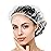 Auban 100PCS Disposable Shower Caps, Hair Cap Large Plastic Clear Thick Waterproof Bath Caps For Women, Hotel Travel Essentials Accessories Deep Conditioning Hair Care Cleaning Supplies(17.3)