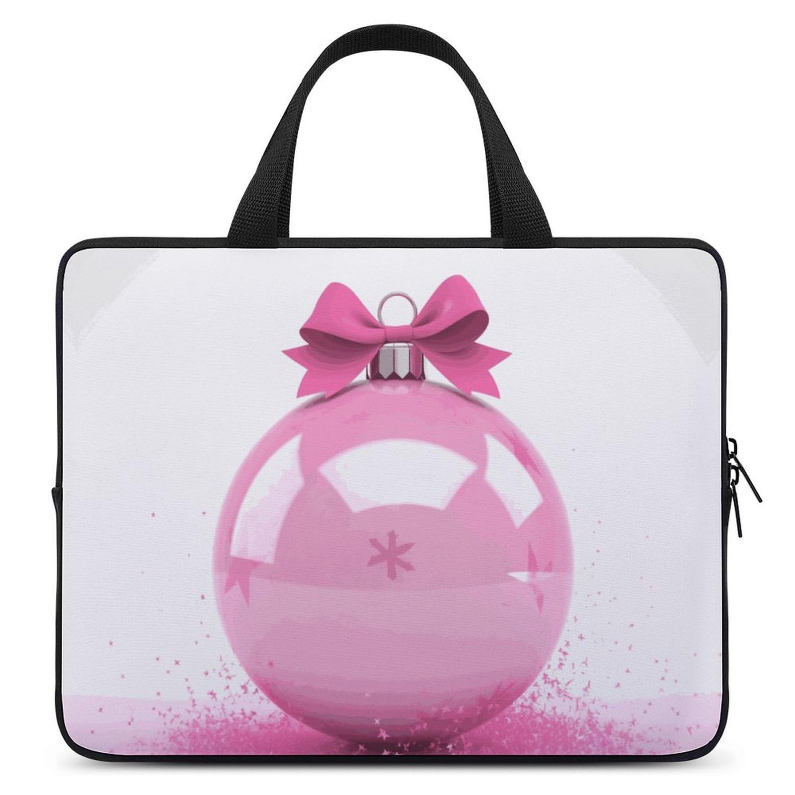 Custodia per computer portatile da 17", ultra sottile, leggera e impermeabile, in neoprene resistente, con cinghia da polso, colore: rosa