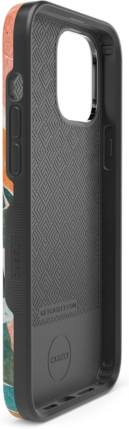 Casely iPhone 13 Pro Max Case | of Quartz! | Sculpted Marble | Bold Protective Design | Compatible with MagSafe