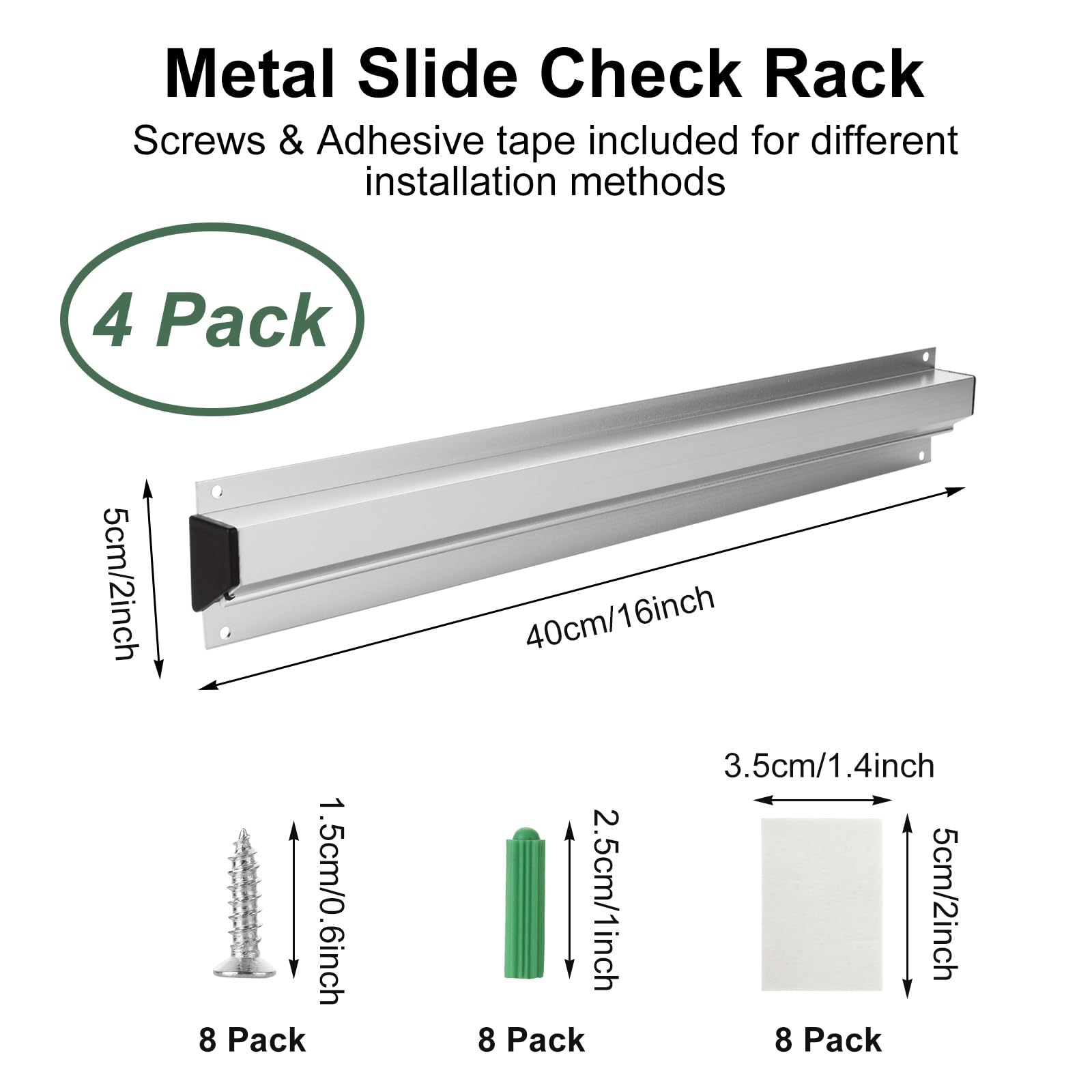 Drink Tickets Agatige , 19.7 Inch Restaurant Ticket Holder Aluminum ...