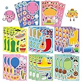 24 Sheets Mexican Fiesta Party Stickers, Cinco De Mayo Sticker, Make Your Own Mexican Carnival Stickers, Carnival Themed Party Supplies