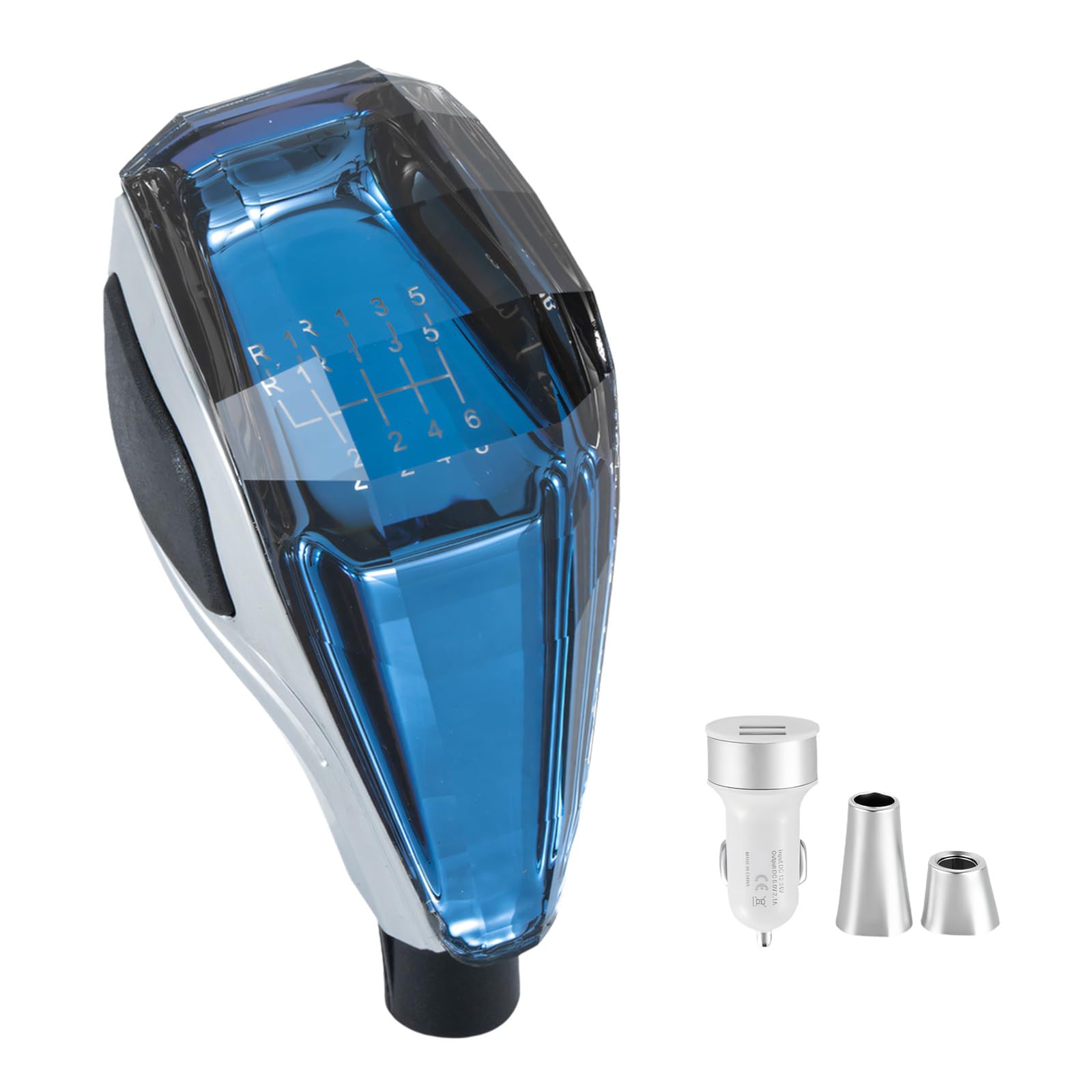 Albertro R135 246 Multiple Color Shifter Knob With Bright Led Lights For Unique Driving Atmospheres Enhancement Replacement Shifter Knob Led Illuminated With Multiple Color Option For Enhances Car Interior Ambiences