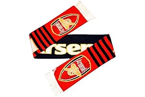 Arsenal FC Authentic EPL Imported Striped Scarf