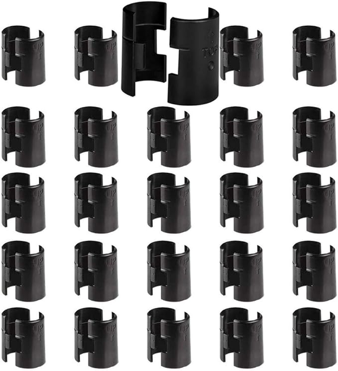 Wire Shelf Clips, Wire Shelving Shelf Lock Clips 26 Pairs 52 Pieces for 3/4" Post