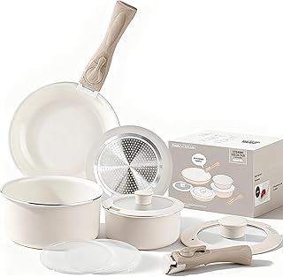 Heapsion Ceramic Nonstick Cookware Set