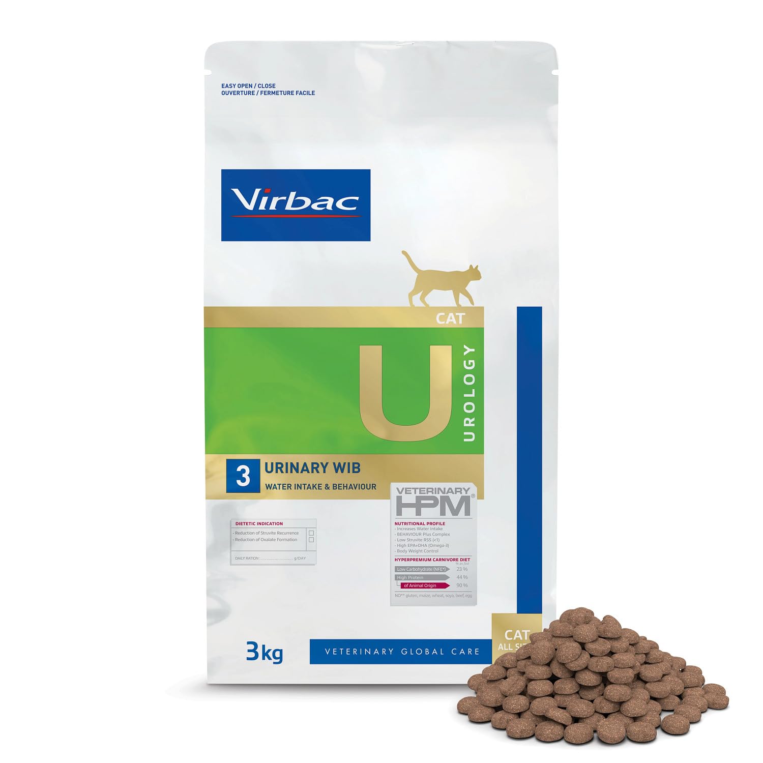 Veterinary Hpm Virbac Hpm Gato U3 Urology Urinary Wib 3Kg Virbac 00913 3000 g