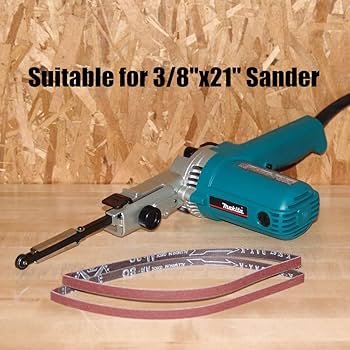3/8 x 21 Sanding Belt,Aluminum Oxide Abrasive Sanding Belt