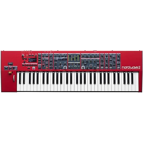Nord USA, 61-Key Wave 2 4-Part Performance Synthesizer, with Virtual Analog Synthesis, Samples, FM and Wavetable