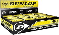 Dunlop Pro XX High Altitude Squash Balls - Green Dot, Official PSA Pro Ball, Box of 12 for Elite Play