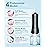 Operan Water Flosser for Teeth Cleaning Upgraded 300ml Cordless Water Dental Flossers Rechargeable Oral Irrigator with 4 Modes 4 Jet Tips IPX7 Waterproof Water Floss for Home Travel (Black)+1Pack