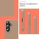 YATWIN Silicone Back Case for Samsung Galaxy A35, Soft-Touch Phone Back Cover for Samsung Galaxy A35-Milk Tee, Beige gallery image