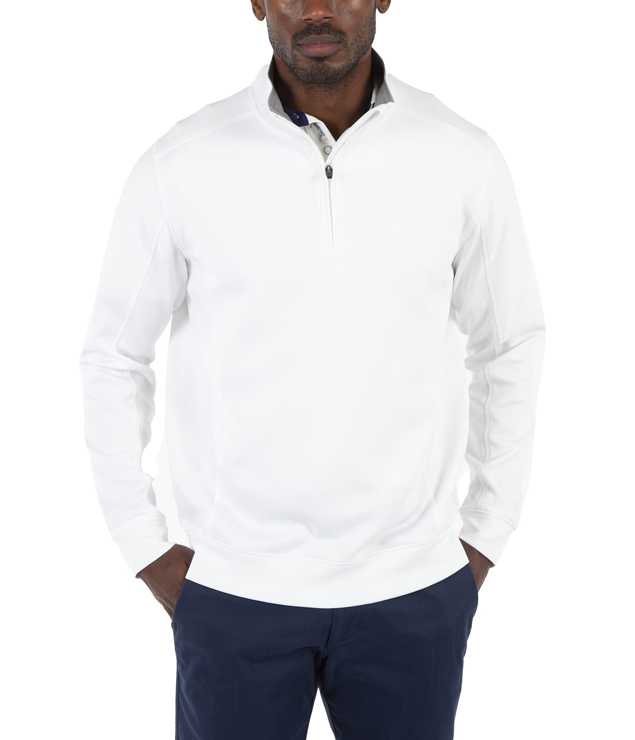 Bobby Jones Golf Apparel - Performance RTJ Quarter-Zip Golf Pullover for Men