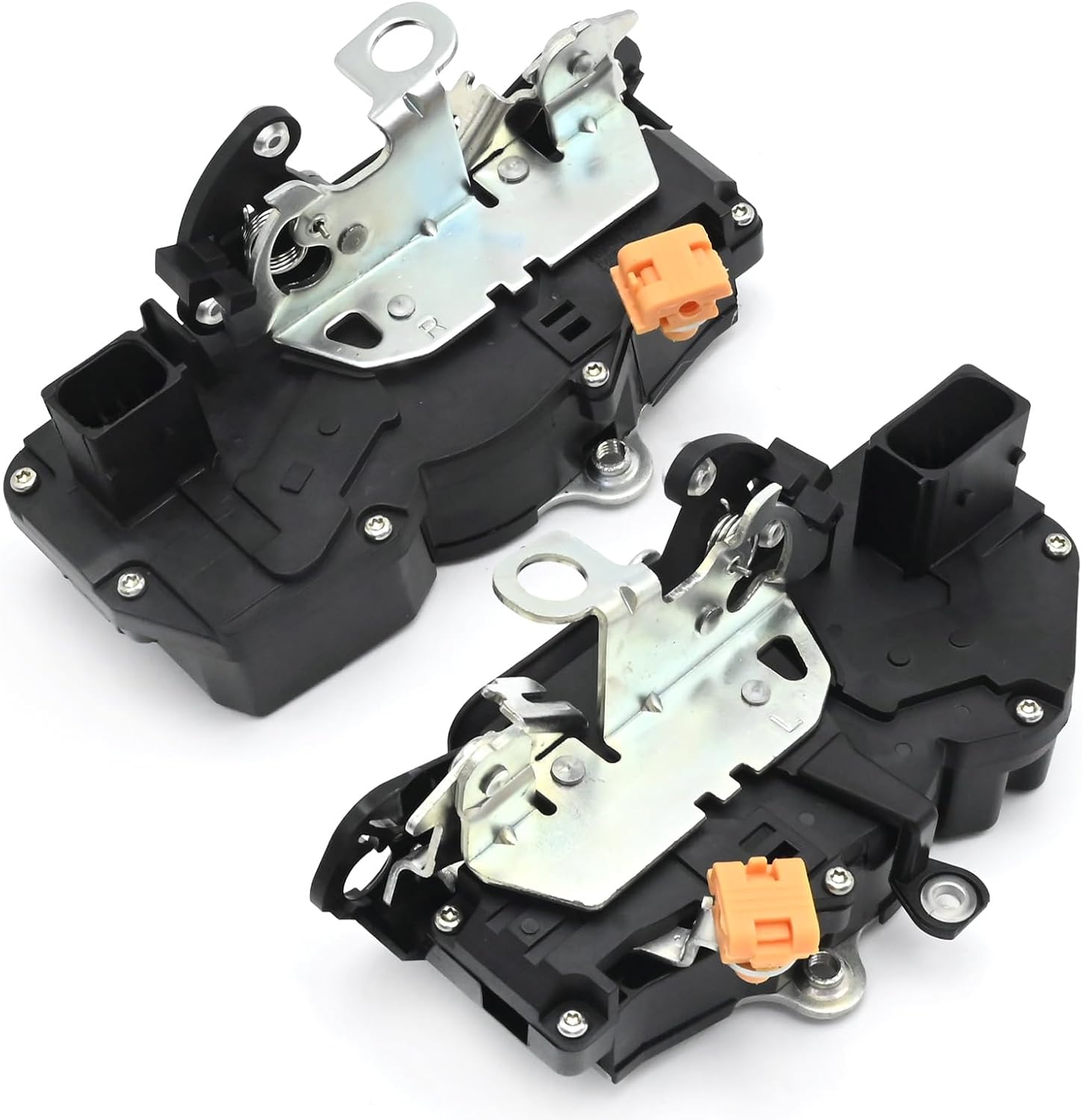 2 Pc 931-303 Door Lock Actuator Motor, Replacement for Chevy Silverado 1500 2007 2008 2009, Replaces 931-304 (Front Driver Passenger Side)