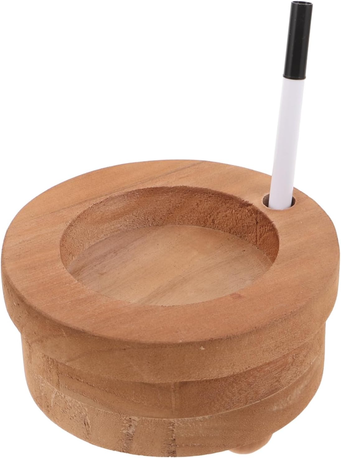 Wood Disposable Cup Holder with Stable Structure and Rustic Design, Single Use Cup Dispenser Preventing Spills, Drink Dispenser for Office and Breaks