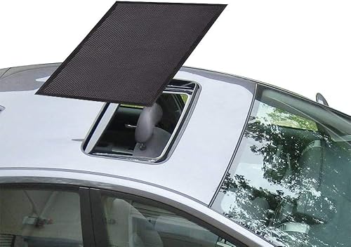 Magnetic Sunroof Sunshade Mesh Screen for Car Camping Essentials,UV Protection Screen for Moonroof & Side Windows,Quick Install,Breathable Roof