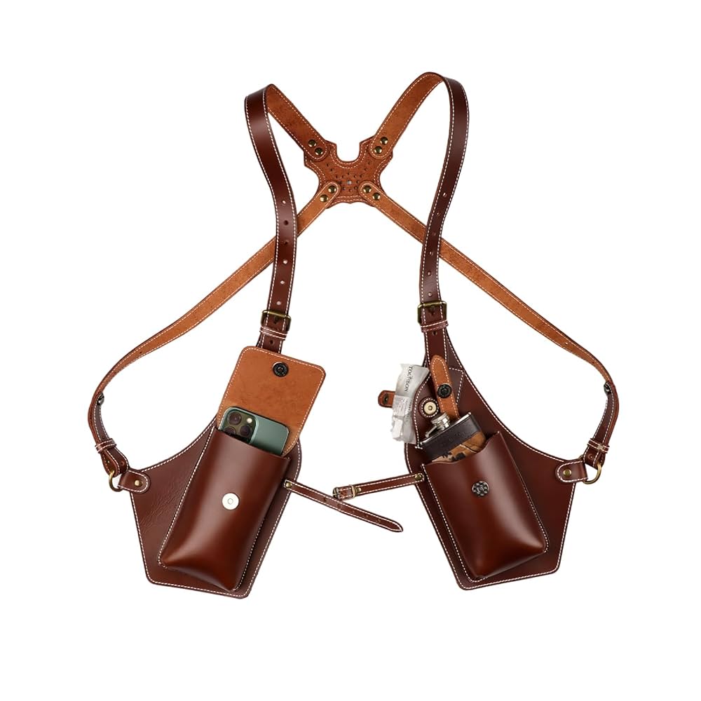 Amazon.co.jp: TOURBON ホルスターバッグ レザー 盗難防止バッグ