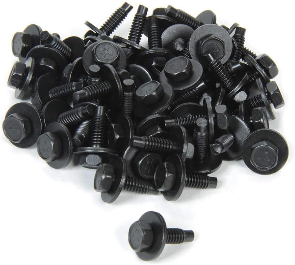 Allstar Performance Body Bolt 3/4in 50pk Black