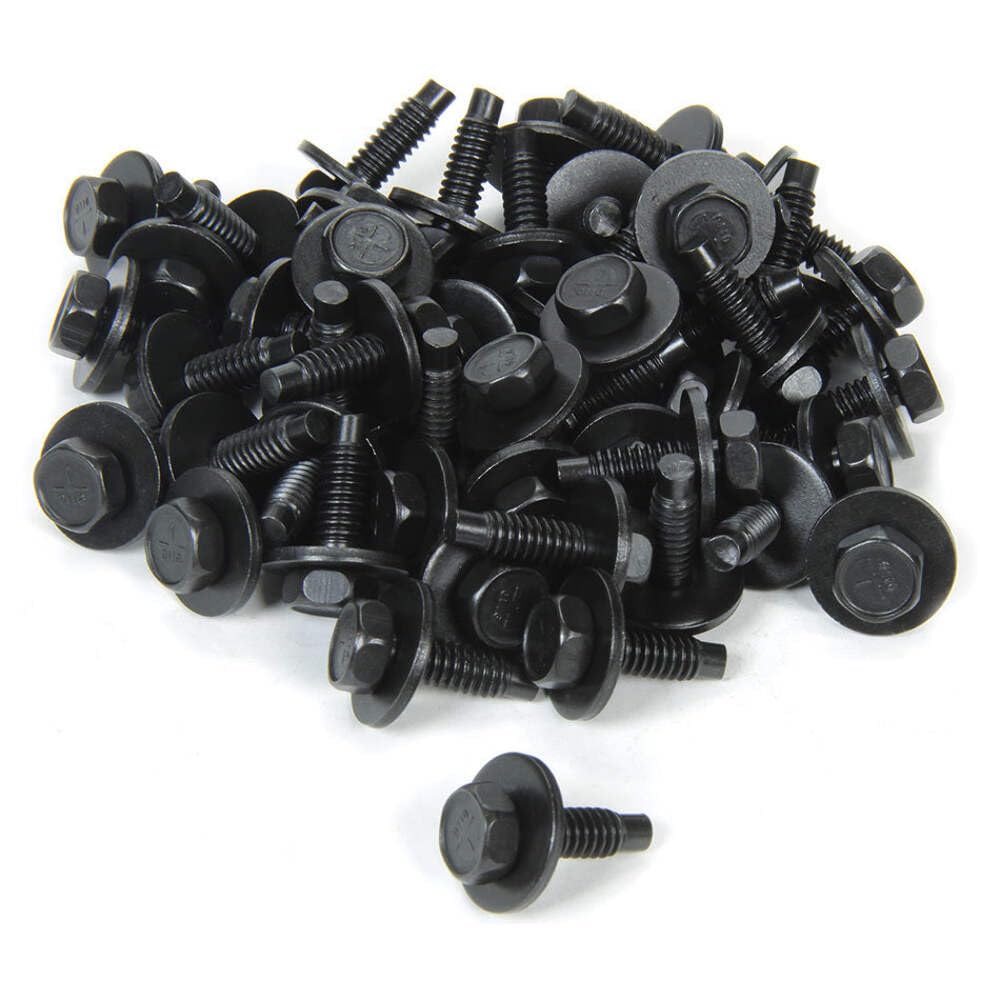 Boulons de carrosserie 3/4" Noir anti-rotation pour fixer solidement vos bois