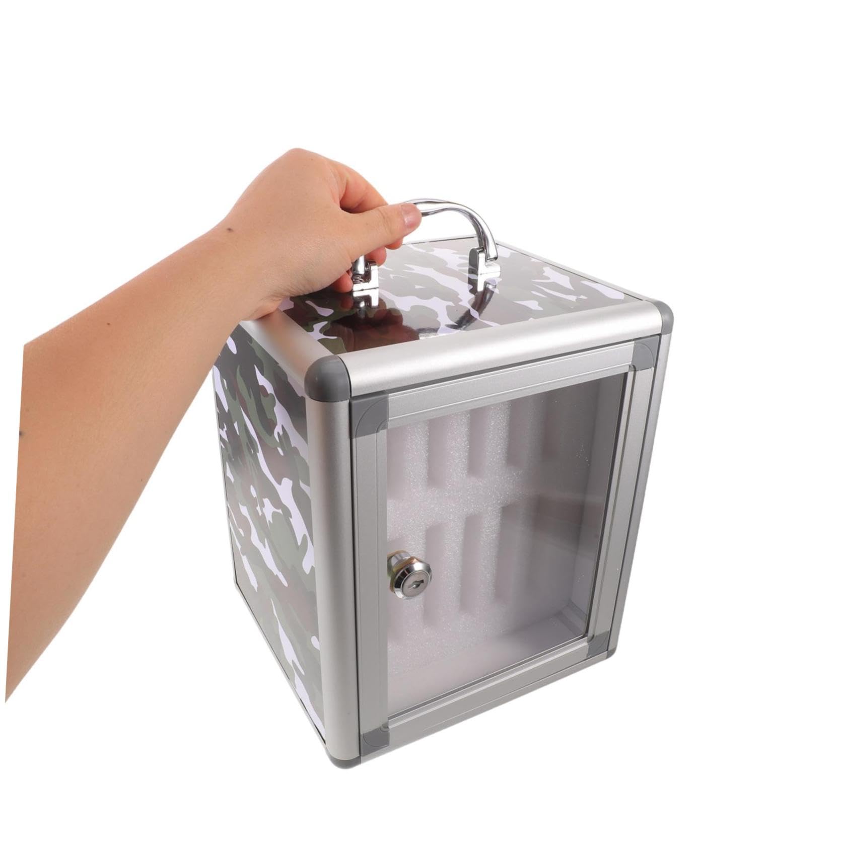 Cabilock Armadio Cassettiera Sicura con Serratura a Muro Porta Cellulari Armadietto per Custodia Dispositivi Elettronici per Ufficio e Scuola