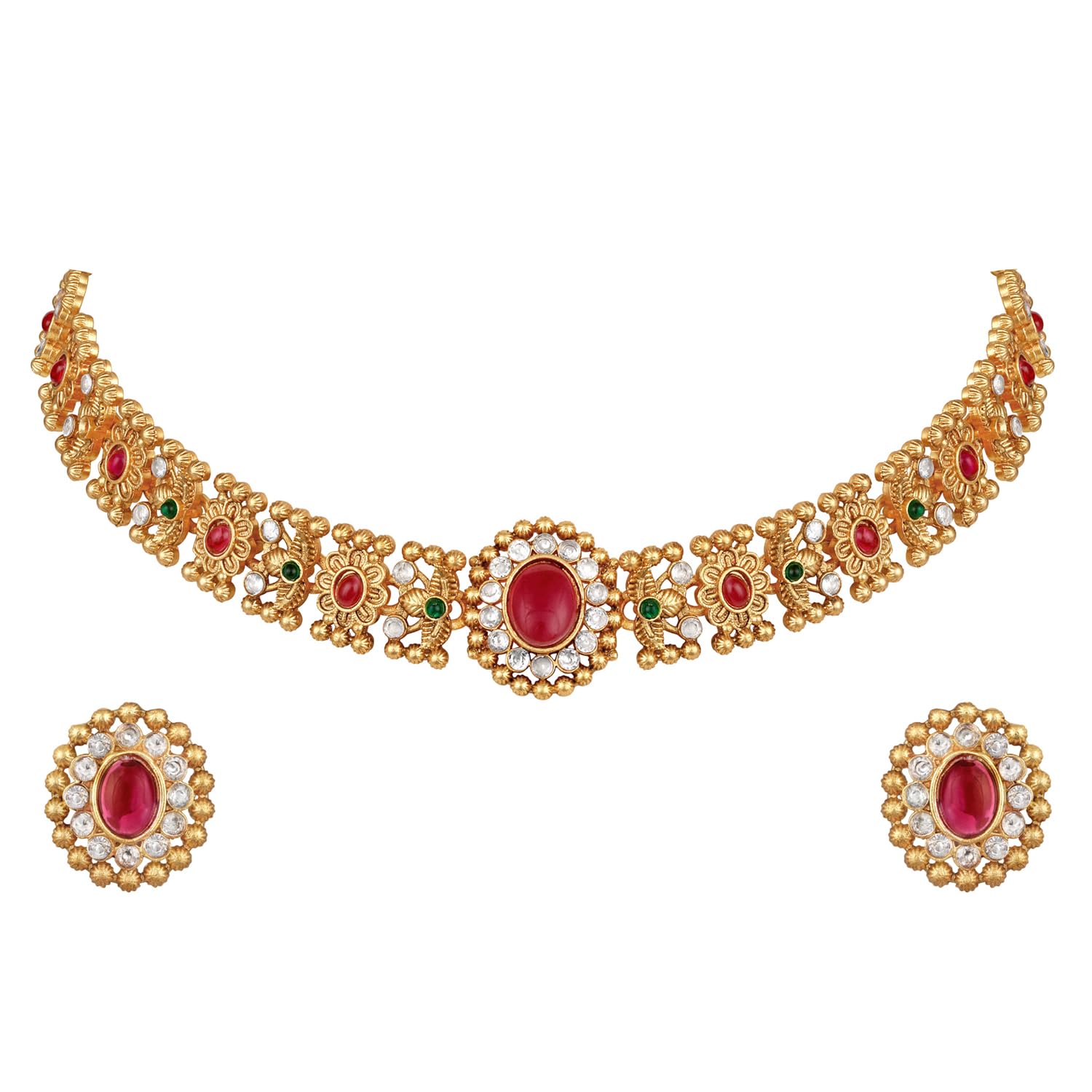 Necklace Jewellery Set for Women Traditional Latest Stylish Design Fancy (16637s)