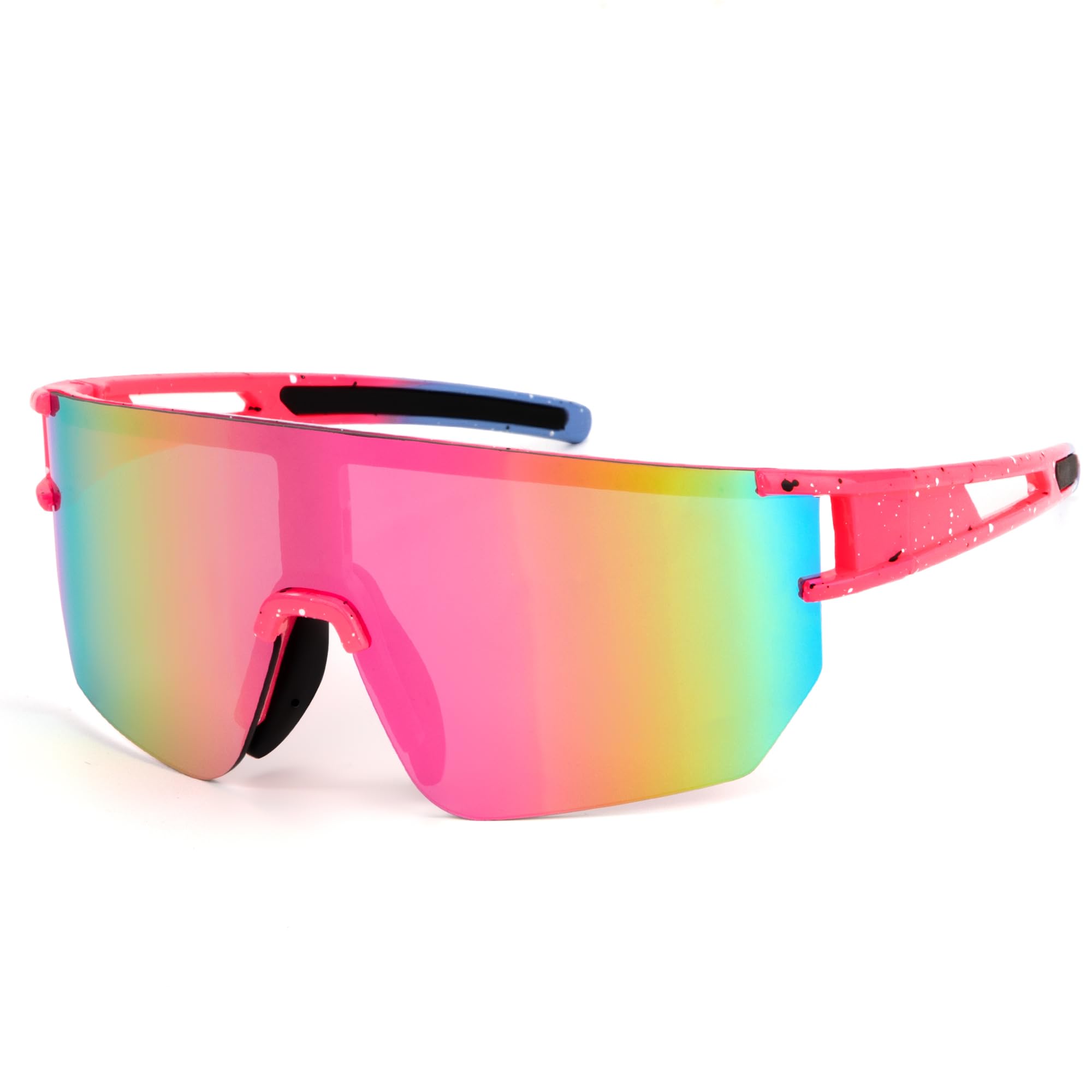 Heveer Gafas de Sol Deportivas Gafas de Sol Polarizadas Hombre Gafas de Ciclismo Sin Montura con Protección UV400 para Deportes al Aire Libre
