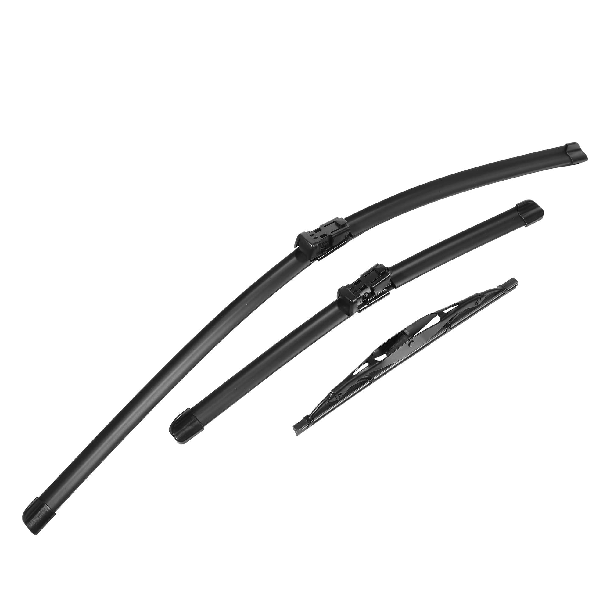 Photo 1 of ACROPIX 26" 15" 10" Front Rear Windshield Wiper Blade Set Fit for Buick Encore 13-23 for Chevrolet Trax 15-21 with Top-Lock - Pack of 3 Black