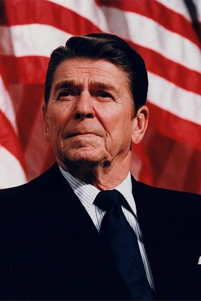 President Ronald Reagan Pop Art Portrait Cool Wall Art Print Poster 24x36