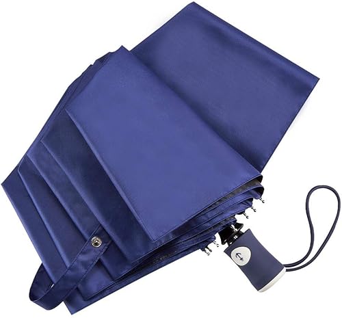 Miniatura 8 de FDJASGY - Sombrilla de viaje plegable y compacta, con apertura y cierre automático, para resistente al viento, a la lluvia y al 99.9% de protección